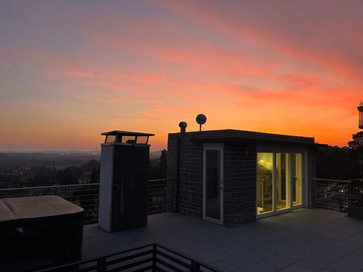 Penthouse - Villa Cardano كومو المظهر الخارجي الصورة