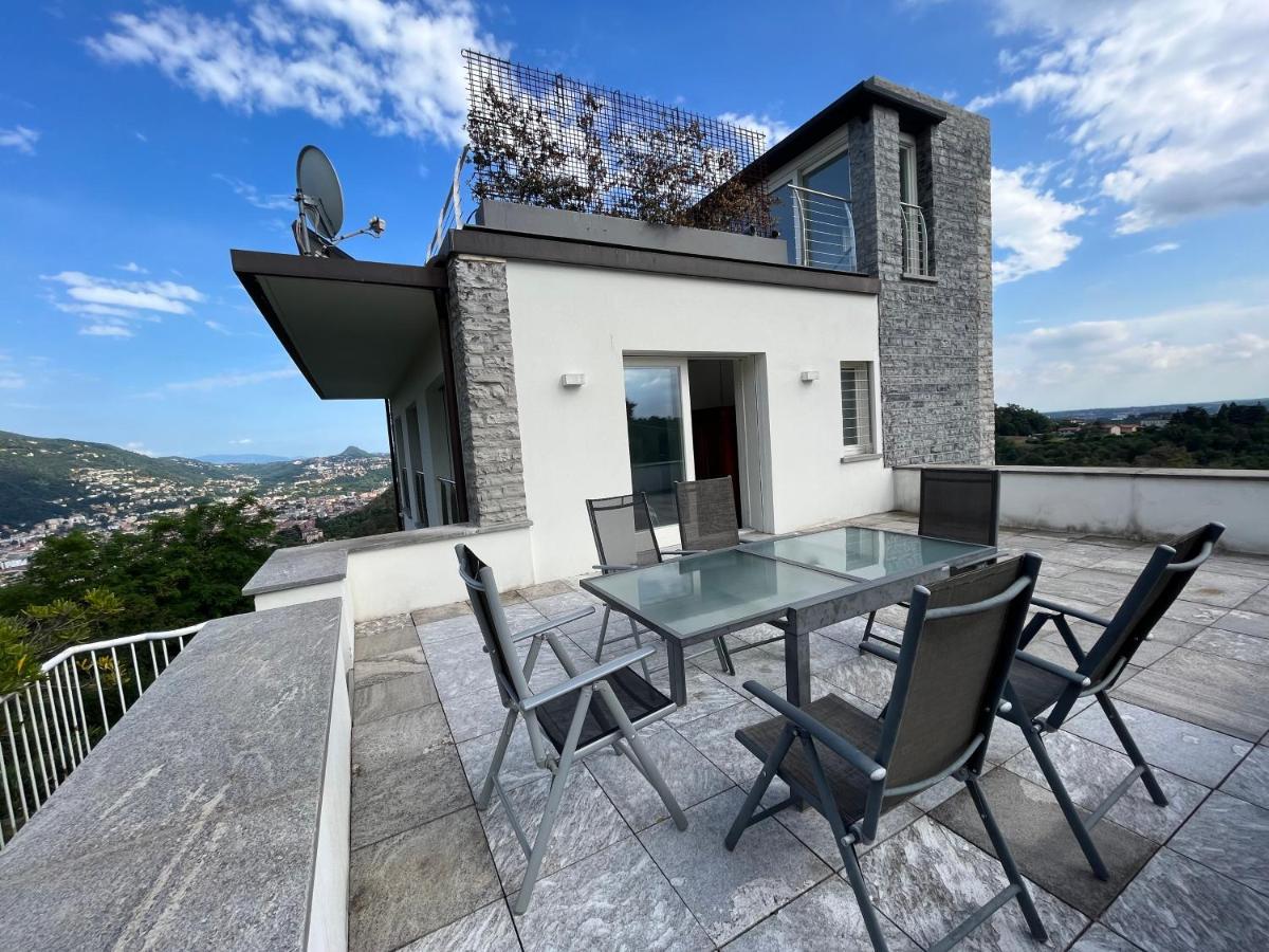 Penthouse - Villa Cardano كومو المظهر الخارجي الصورة
